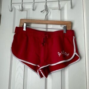 Abercrombie Embroidered Drawstring Shorts